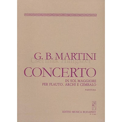 Martini, Giovanni Battista, Concerto G-dúr