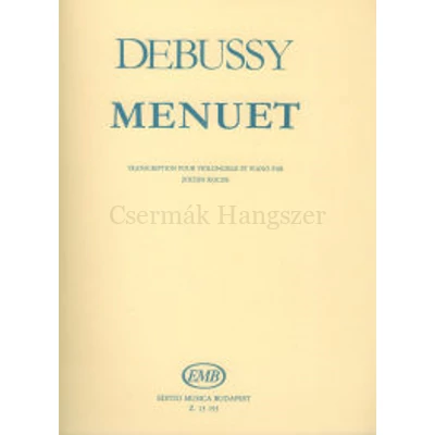 Debussy, Menüett