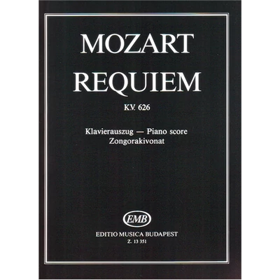 REQUIEM KV 626. ZONGORAKIVONAT