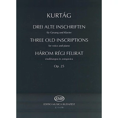 Kurtág György, Három régi felirat