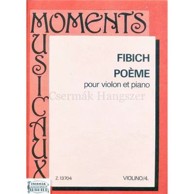 Fibich, Zdenek, Poeme