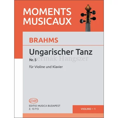 Brahms, Johannes, Ungarischer Tanz No. 5