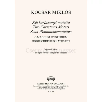 Kocsár Miklós, Két karácsonyi motetta