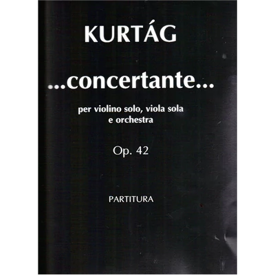 CONCERTANTE OP.42.PER VIOLONO SOLO,VIOLA SOLA E ORCHESTRA. PARTITURA