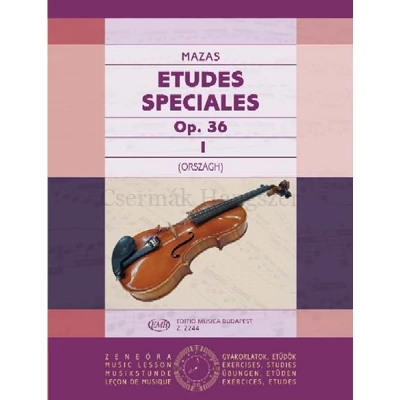 ETŰDÖK OP.36.I.SPECIÁLIS ETŰDÖK