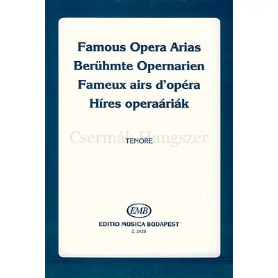 HÍRES OPERAÁRIÁK TENORE