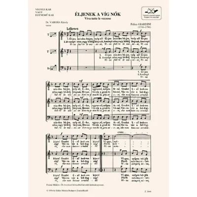 Giardini, Felice de, Éljenek a víg nők!