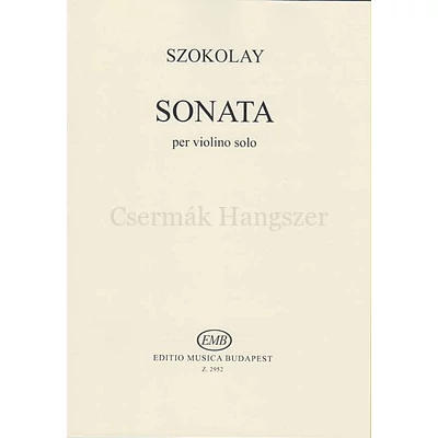 SZÓLÓSZONÁTA HEGEDŰRE