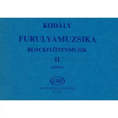 FURULYAMUZSIKA II. /JENEY/