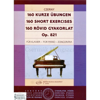 160 RÖVID GYAKORLAT OP.821.ZONGORÁRA
