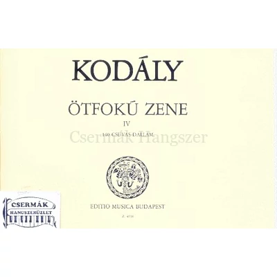 ÖTFOKÚ ZENE IV. 140 CSUVAS DALLAM
