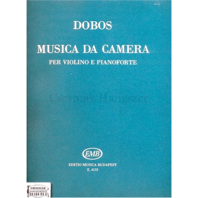 MUSICA DA CAMERA HEGEDŰRE ÉS ZONGORÁRA