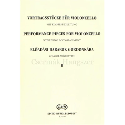 ELŐADÁSI DARABOK GORDONKÁRA ZONGORAKISÉRETTEL 2 