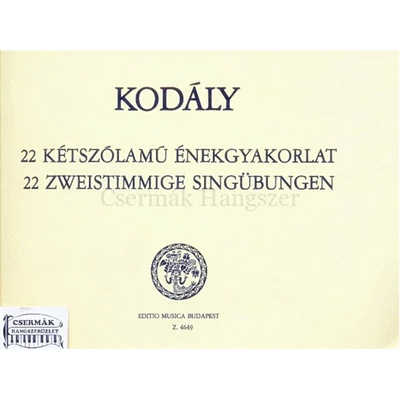 22 KÉTSZÓLAMÚ Ének