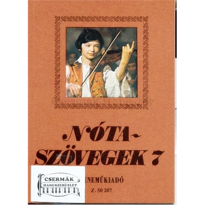 NÓTASZÖVEGEK 7.