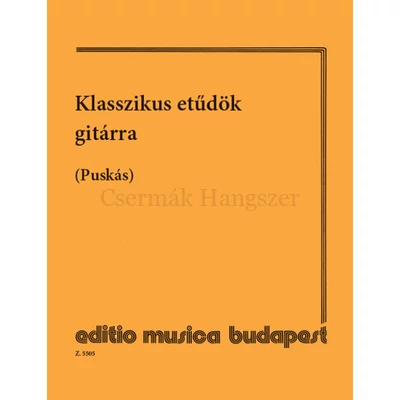 Puskás, Klasszikus etűdök gitárra