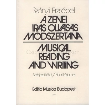 Szőnyi, A zenei írás-olvasás módszertana