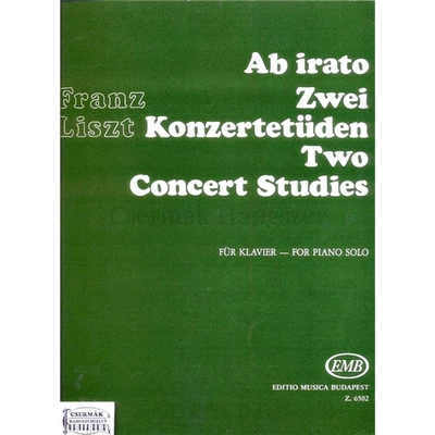 AB IRATO,ZWEI KONZERTETÜDENFOR PIANO SOLO  /KÜLÖNNYOMAT/