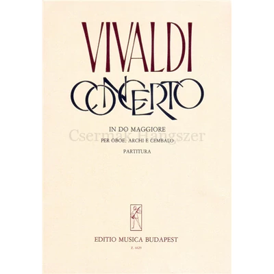 CONCERTO IN DO MAGGIORE  RV.451.PV.44-F.VII.NO.4. PARTITURA