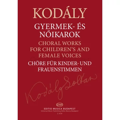 Kodály Zoltán, Gyermek- és nőikarok