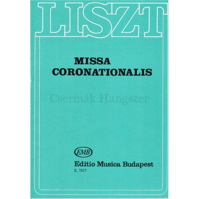 MISSA CORONATIONALIS. PARTITURA