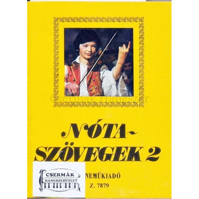 NÓTASZÖVEGEK 2.
