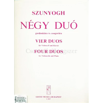 NÉGY DUÓ GORDONKÁRA ÉS ZONGORÁRA