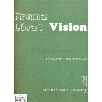 VISION  FOR PIANO SOLO/KÜLÖNNYOMAT/
