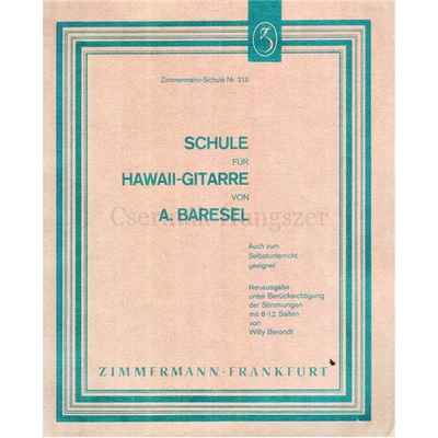 SCHULE FÜR HAWAII-GITARRE VON A.BARESEL