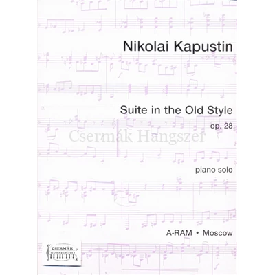 SUITE IN THE OLD STYLE OP.28.PIANOSOLO