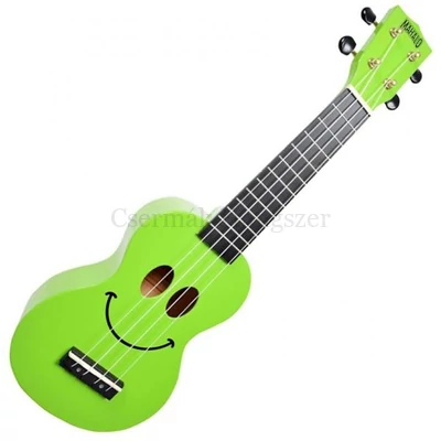 Ukulele Mahalo szoprán smile zöld + tok