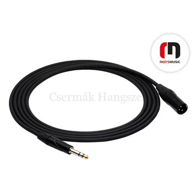 Mikrofonkábel  XLR M - jack sztrtreo 6.3 Standard Mic 6m