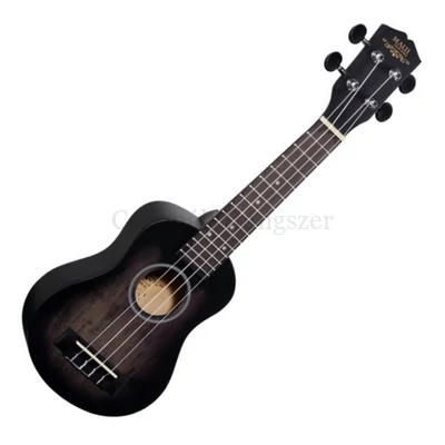 Ukulele szoprán, Maui Hand Wiped, BK + tok 