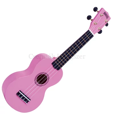 Ukulele Mahalo szoprán pink, tokkal