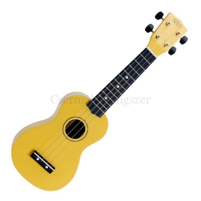 Ukulele Maui sárga szoprán tokkal