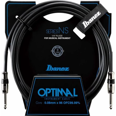 Ibanez NS10L fekete 3 m egyenes - egyenes