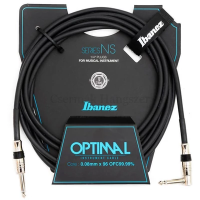 Ibanez NS10L fekete 3 m egyenes - pipa