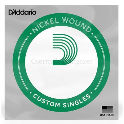 Elektromosgitár húr darab, D'addario nikkel NW025