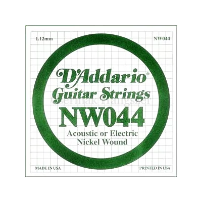 Elektromos gitárhúr D'Addario NW044