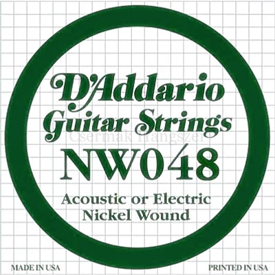Elektromos gitárhúr D'Addario NW048
