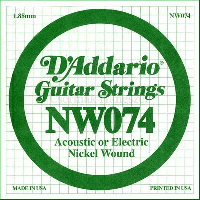 Elektromos gitárhúr D'Addario