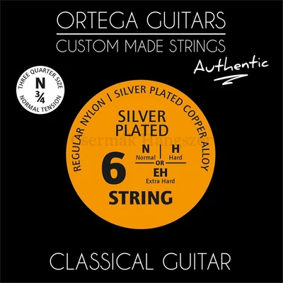 Klasszikusgitár húrkészlet, Ortega normal tension 3/4