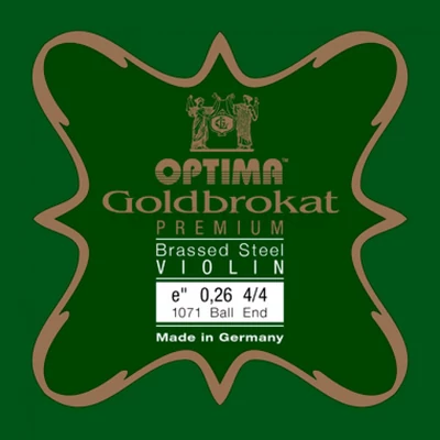 Hegedűhúr Optima Goldbrokat Premium  E