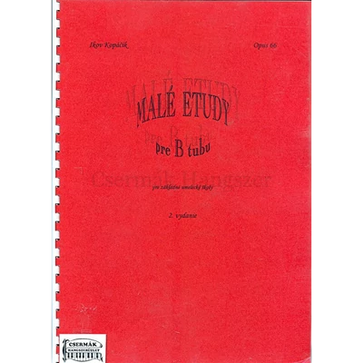 MALÉ ETUDY PRE B TUBU OP.66. 2.VYDANIE