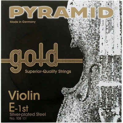 Hegedűhúr készlet Pyramid Gold, Silver-Plated-Steel