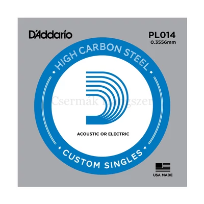Elektromos gitárhúr D'Addario PL014