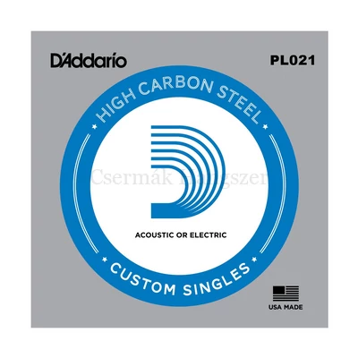 Elektromosgitár húr darab D'Addario PL021 Elektromosgitár húr darab D'Addario PL021