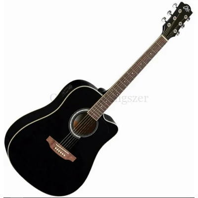 Elektro-akusztikus gitár Ranger CW, fekete