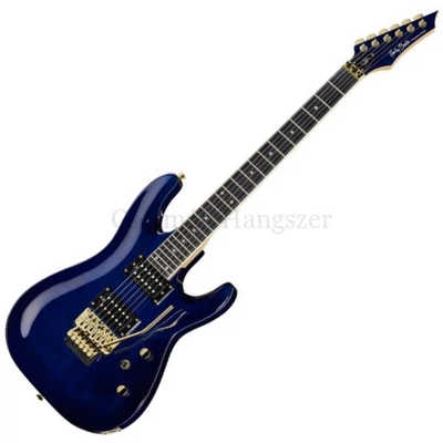 Elektromos gitár Harley Benton Trans Blue Rock