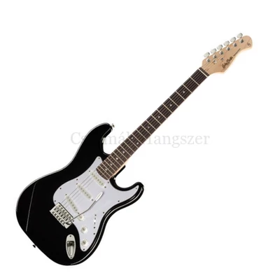 Elektromos gitár HB ST20BK Standard fekete